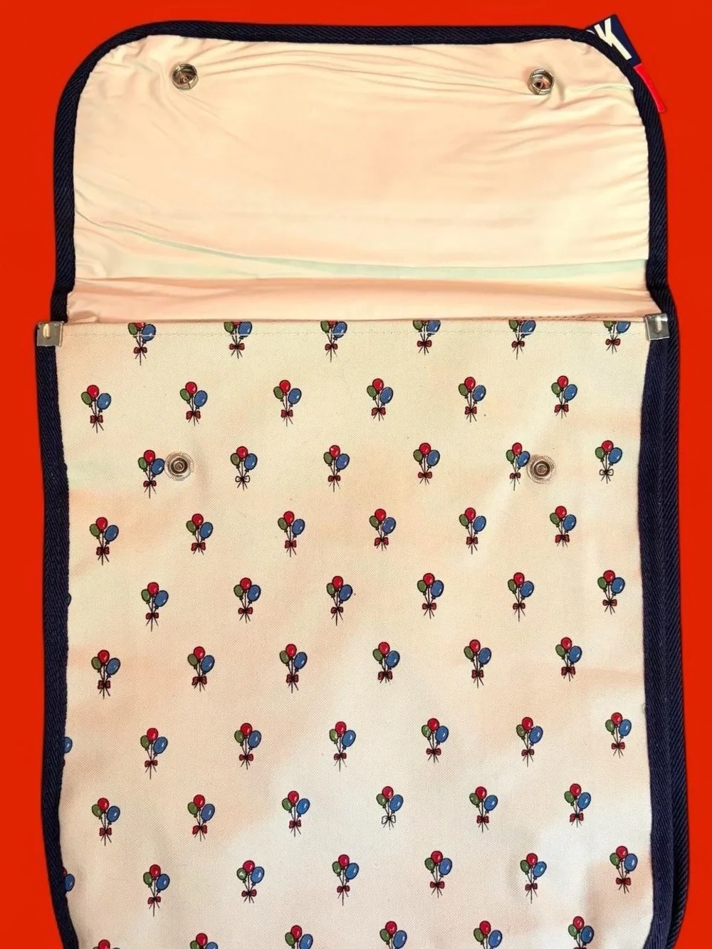 1983 Balloon Print Canvas Knapsack Deadstock